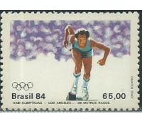 C1379 XXIII OLIMPÍADAS DE LOS ANGELES 1984 - 100 METRO RASOS - MINT 3567